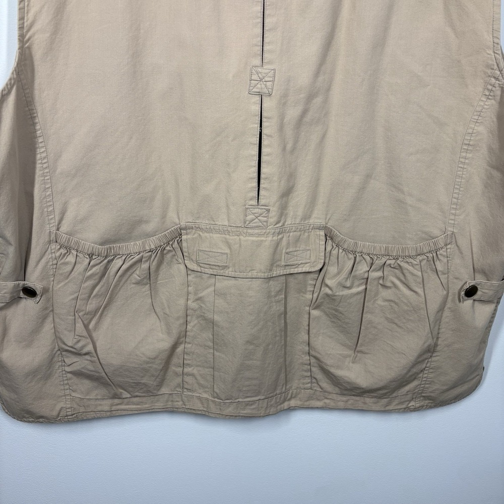 VTG Royal Robbins Mens Outdoor Utility Vest Size XL Khaki Fishing Hunting Field - Picture 9 of 13